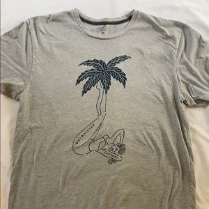 Excellent condition Grey Quiksilver T-shirt XL